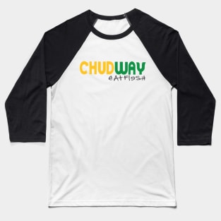 CHUDWAY Eat Flesh Baseball T-Shirt